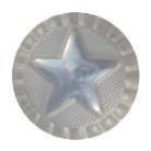 Stjärnknapp m/60 siilver