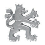 Förbandstecken m/94 TrängR silver höger