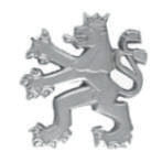 Förbandstecken m/94 TrängR silver vänster
