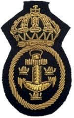 Mössmärke m/78 skärmmössa överfurir