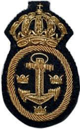 Mössmärke m/78 gruppbefäl brodyr