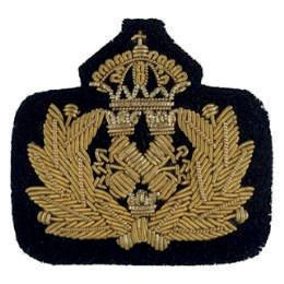 Mössmärke m/87 båtmössa/vintermössa officer