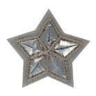 Stjärna m/30 25mm vit