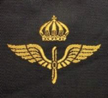 Flygemblem m/51 mössmärke blå