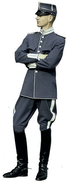 Daglig dräkt m/1895. Officer,
