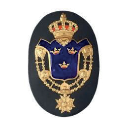 Vapenplåt björnskinnsmössa m/1832 officer