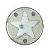Stjärnknapp liten silver